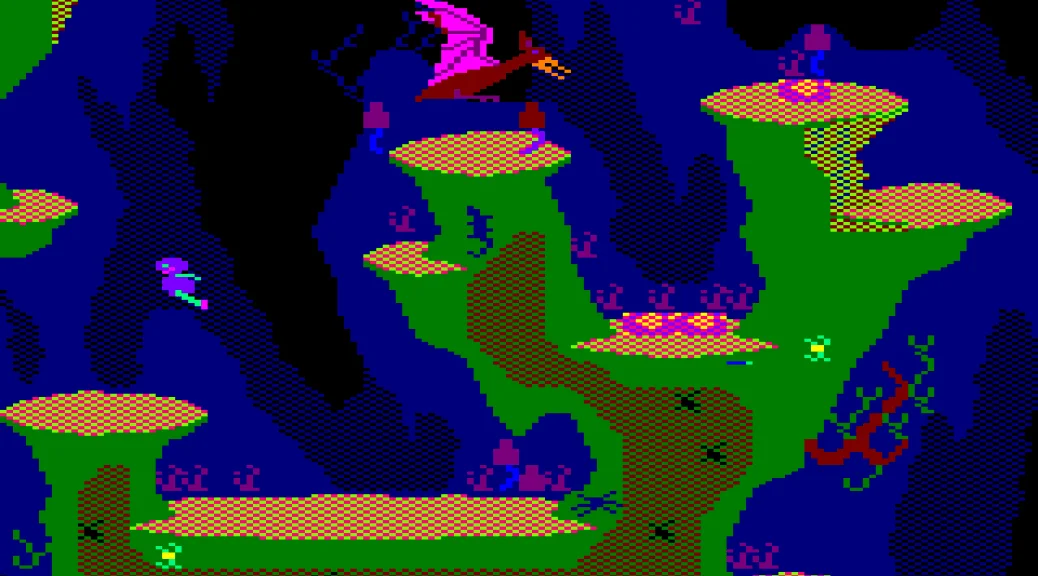 Roland in the Caves, Amstrad CPC | The King of Grabs