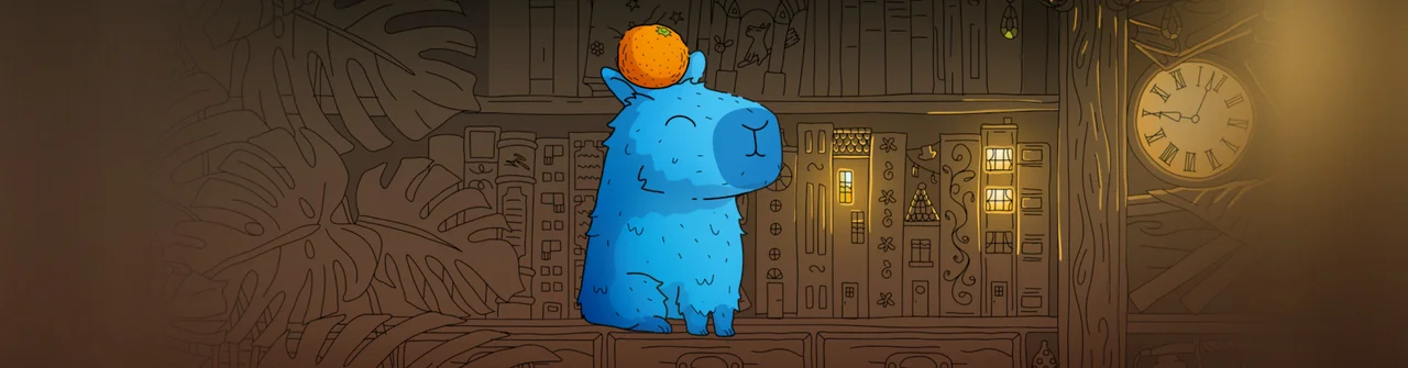 Release: Hidden Capybaras with Orange in the Whimsical Library