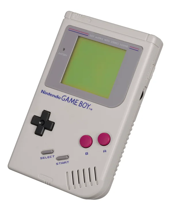 An original Nintendo Game Boy handheld