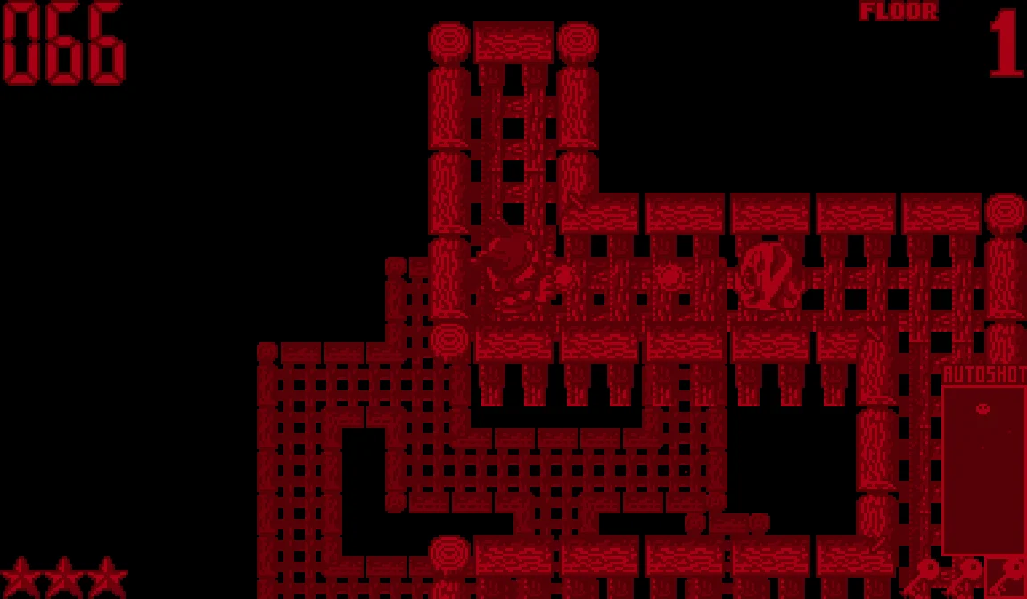 Jack Bros. gameplay screenshot on the Virtual Boy
