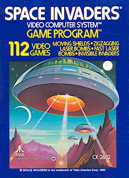 Space Invaders Atari 2600 box art