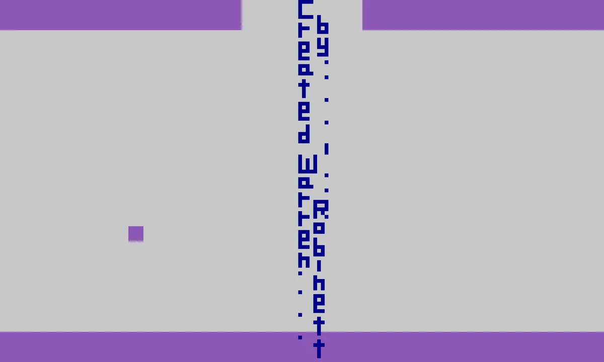 Adventure running on the Atari 2600