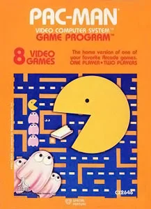 Pac-Man Atari 2600 box art