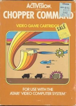 Chopper Command Atari 2600 box art