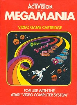 Megamania Atari 2600 box art