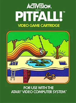 Pitfall! Atari 2600 box art