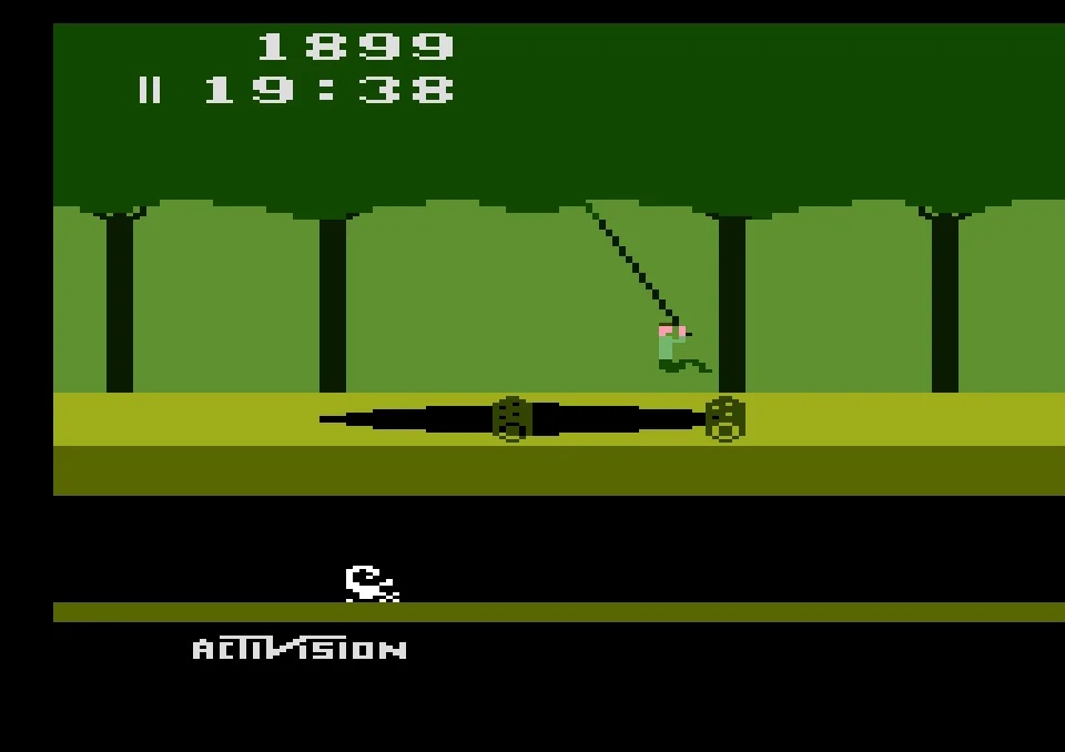 Pitfall! running on the Atari 2600