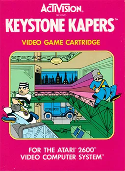 Keystone Kapers Atari 2600 box art