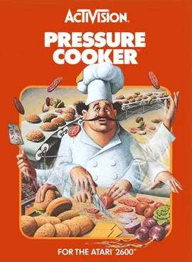 Pressure Cooker Atari 2600 box art