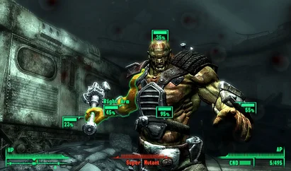 Fallout 3's V.A.T.S. targeting screen